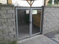 Kovová brána povrchovo upravená termoplastom pre dlhú životnosť_2